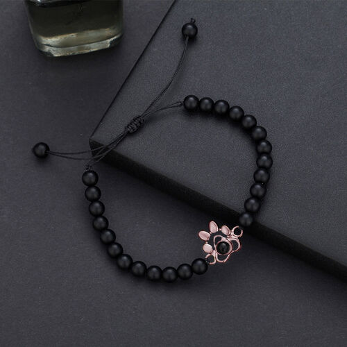 Pulsera personalizada garra foto proyección regalo lindo para el amante del animal doméstico