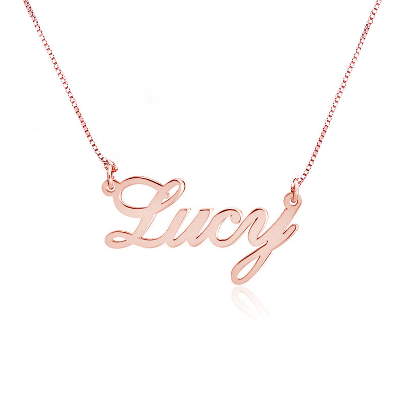"Every Chapter of Your Unique Journey" Personalized Name Necklace.