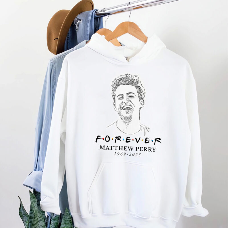 Personalized Hoodie Matthew Perry Rest In Peace Memorial Gift for Friends Lover