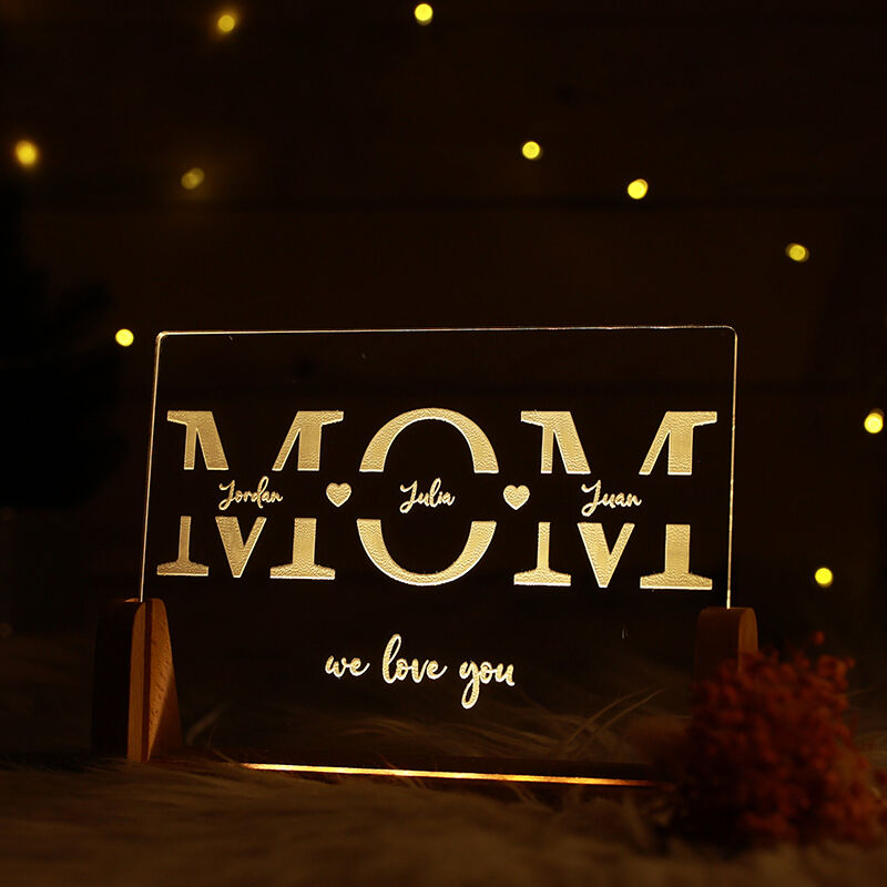 Personalized Name Night Light Best Mother's Day Gift