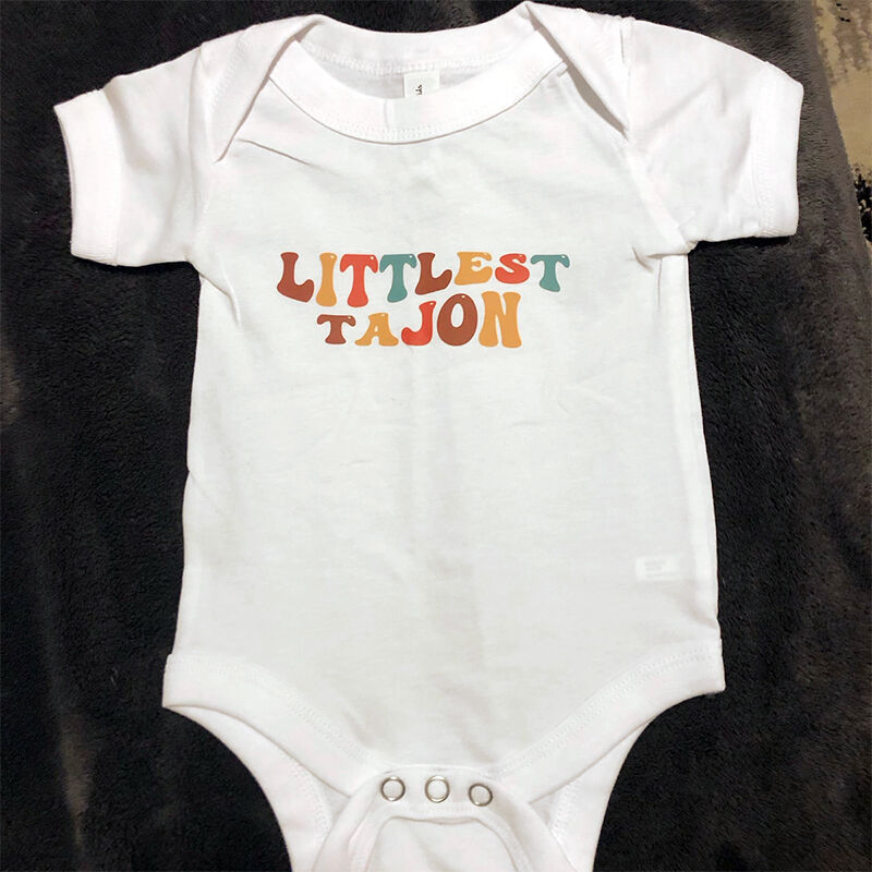 Body de bebé personalizado con mensaje personalizado, estilo de texto a color, diseño atractivo para baby shower, regalo para nueva mamá
