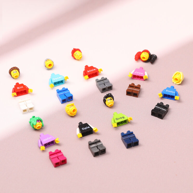 オーダーメイド 名入れ メッセージ入り ミニフィグ フォトフレーム