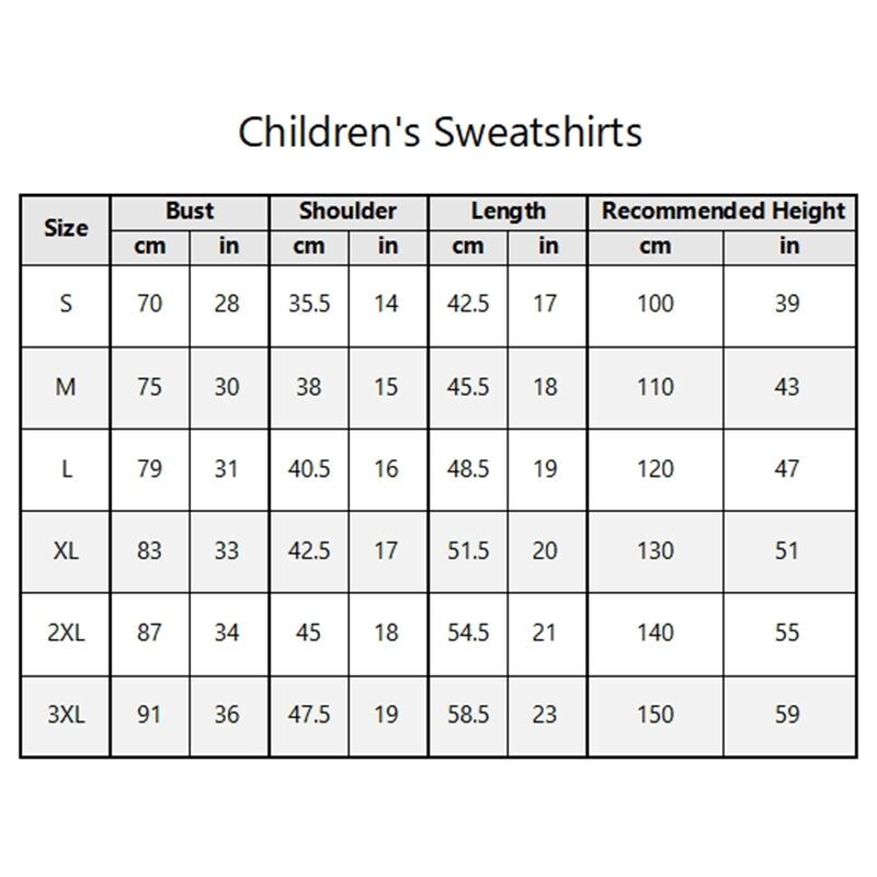 Personalized Children's Sweatshirt Customized with Cartoon Pictures Cute Gift for Son