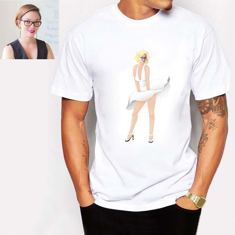 T-Shirt Personnalisé Marilyn Monroe Photo