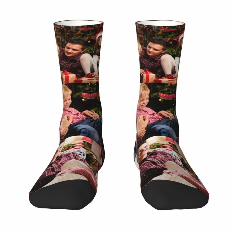 Personalized Face Socks That Can Be Customized with Multiple Photos as a Gift for Family