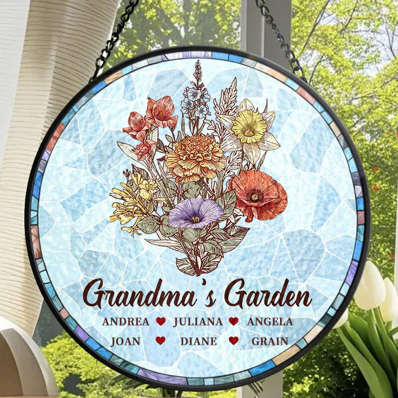 Attrape-soleil personnalisé à suspendre sur vitrail décoration d'intérieur cadeaux d'anniversaire pour elle