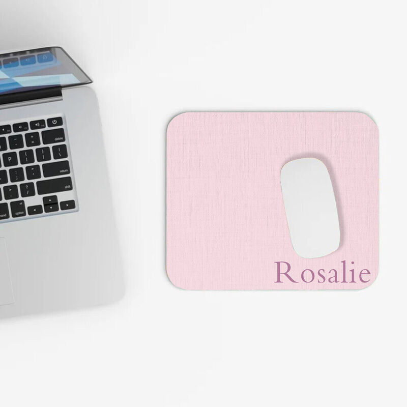 Personalized Name Mouse Pad Stylish Gift for Friend