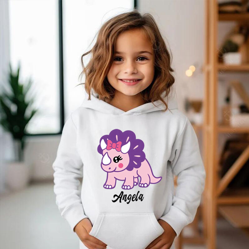 Personalized Kids Hoodies With Custom Name Tags And Cute Animal Patterns Gifts For Children