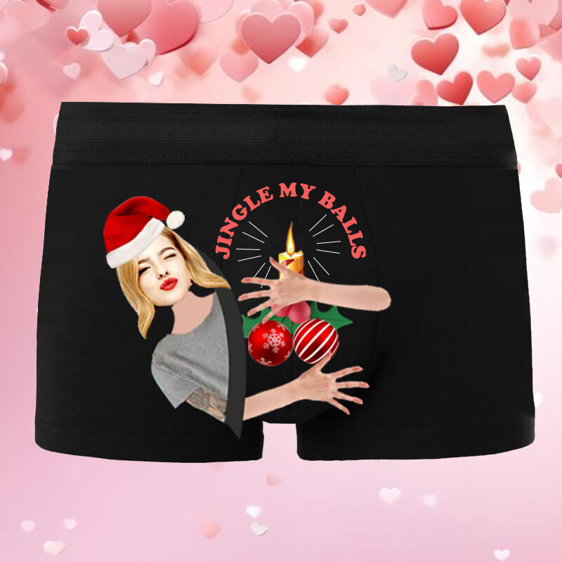 Personalisierte Bild Herrenunterwäsche Boxershorts Großes Geschenk für Weihnachten