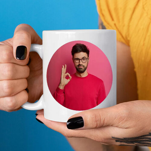 Personalized Round Photo Custom Photo Mug