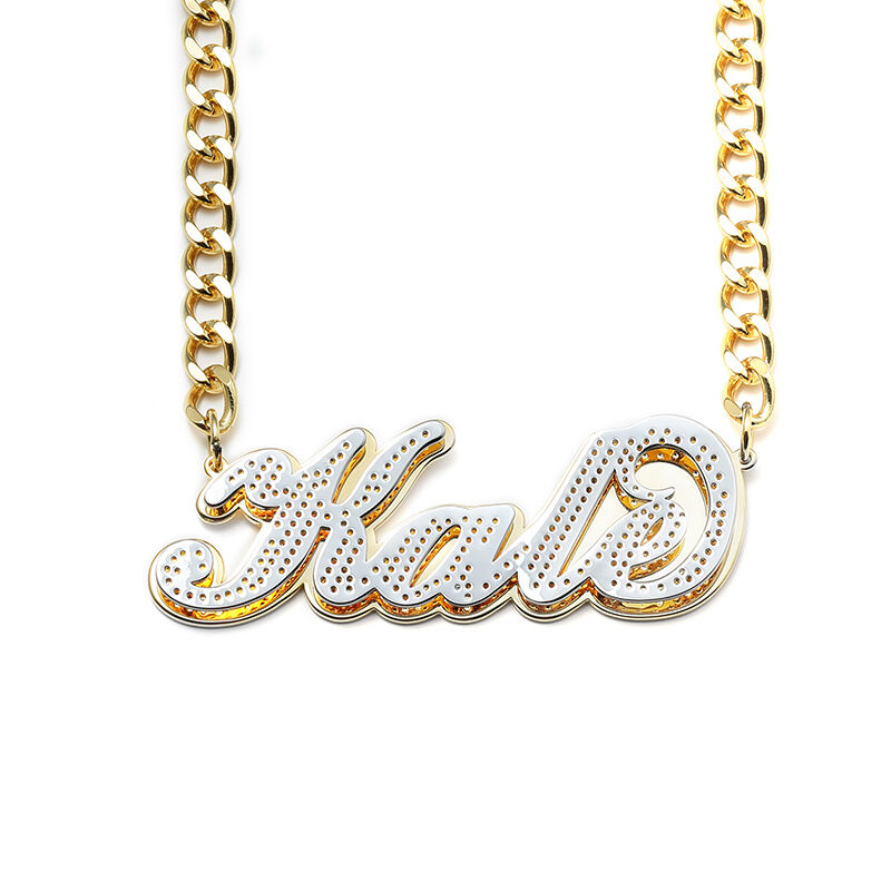 "Close Your Eyes" Personalized Name Necklace