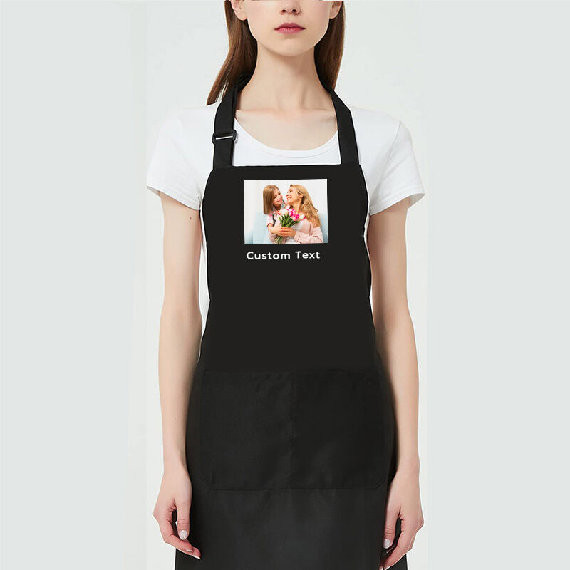 Custom Picture and Message Apron Interesting Gift for Family