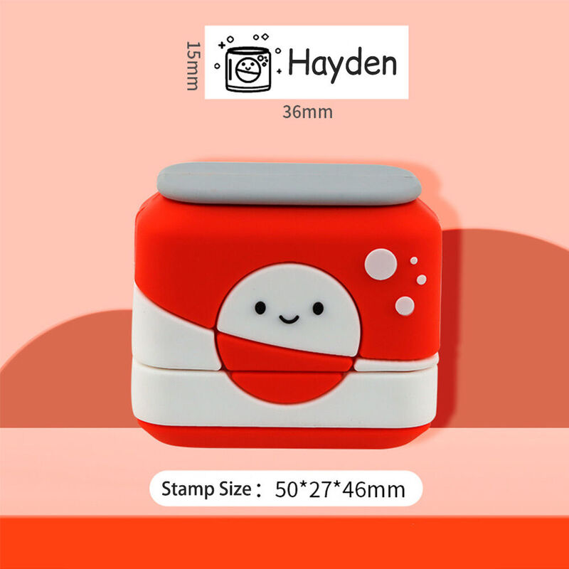 Aangepaste kleding stempel Children's naam stempel Cartoon creatieve stempel