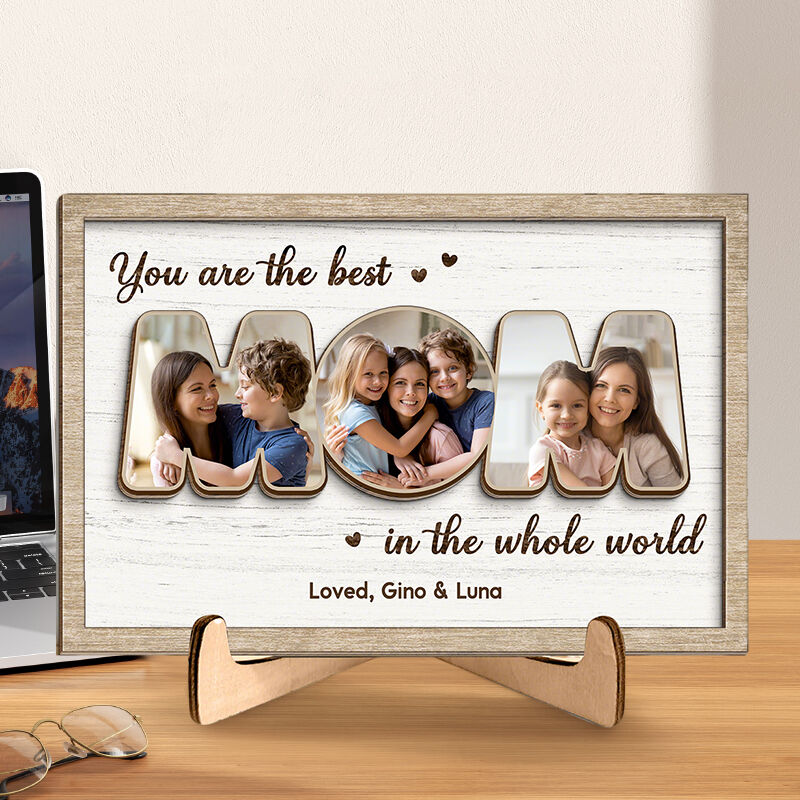Personalized Photo Frame You Are The Best In The Whole World Exquisite Design Gift for Mother's Day