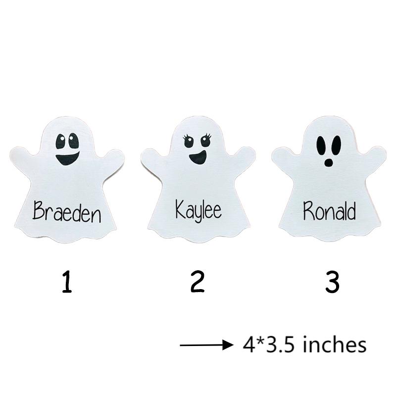 ハロウィン 名入れ フレーム ゴースト 装飾品 オーナメント