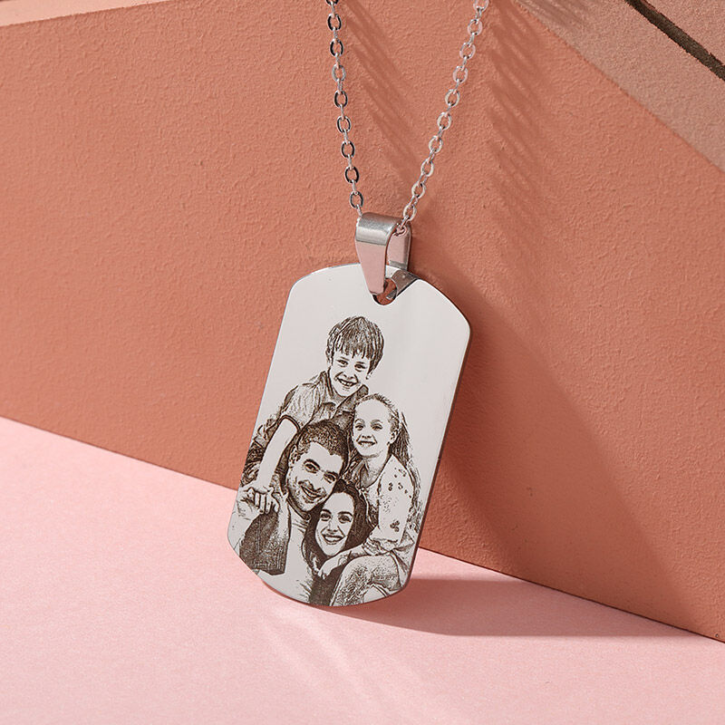"Memory Of Love" Personalized Photo Necklace