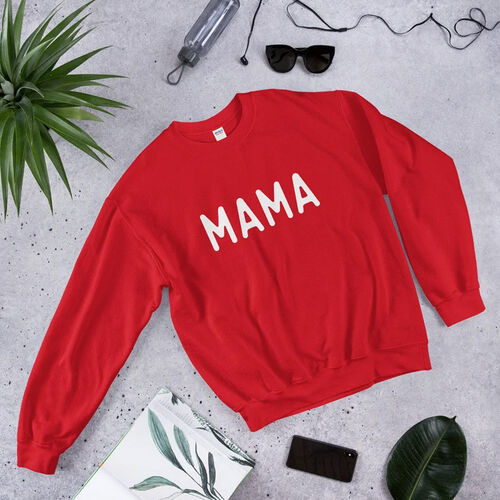 Customized Nickname Sweatshirt Unisex Sweatshirt Gift for Mom