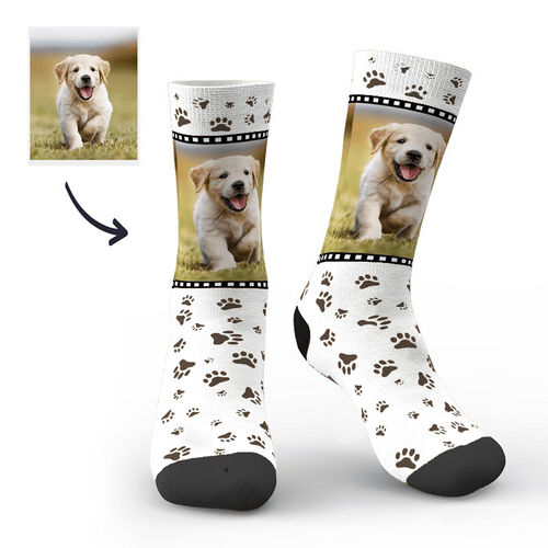 Calcetines personalizados de foto de perro regalo para amantes de mascotas