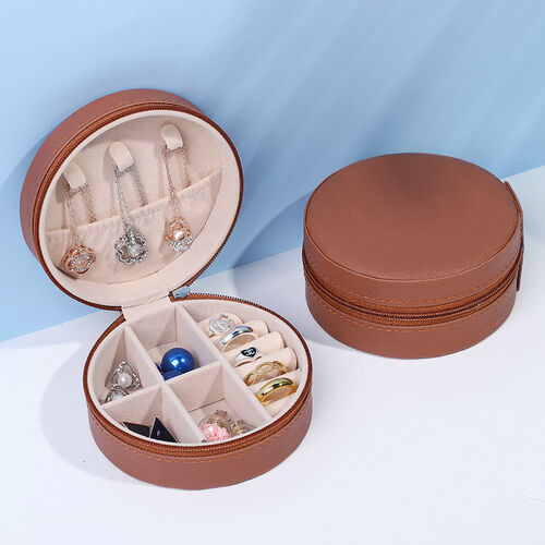 Boîte à bijoux personnalisée ronde avec photo et texte personnalisés Cadeau de la Saint-Valentin