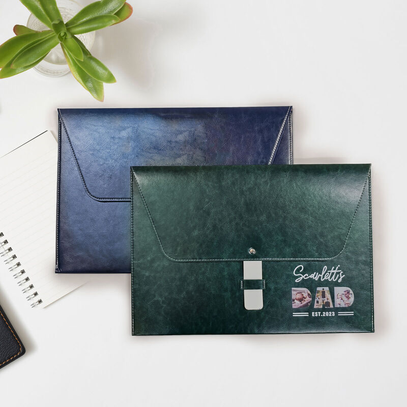 Personalized Picture Briefcase Best Gift for Dad