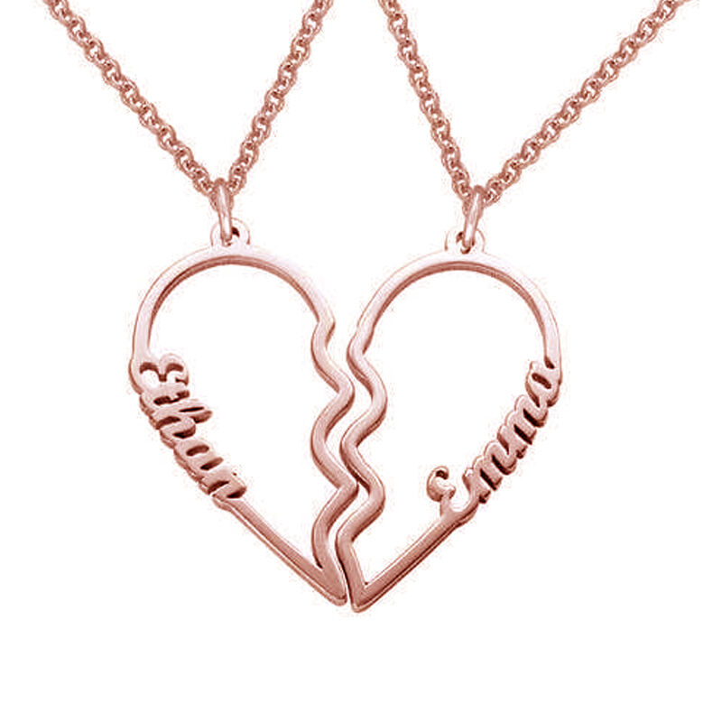"Put You In My Heart" Heart Shape Necklace for Couples