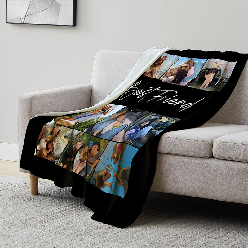 Personalized Picture Blanket Perfect And Creative Present for Friends