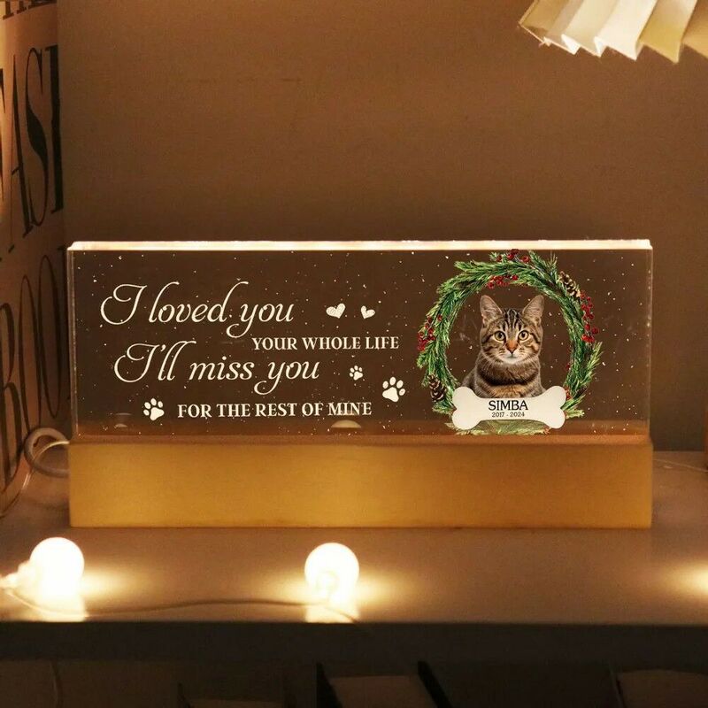 Personalized Led Lights Custom Photo Memorial Gifts For Pet Owners