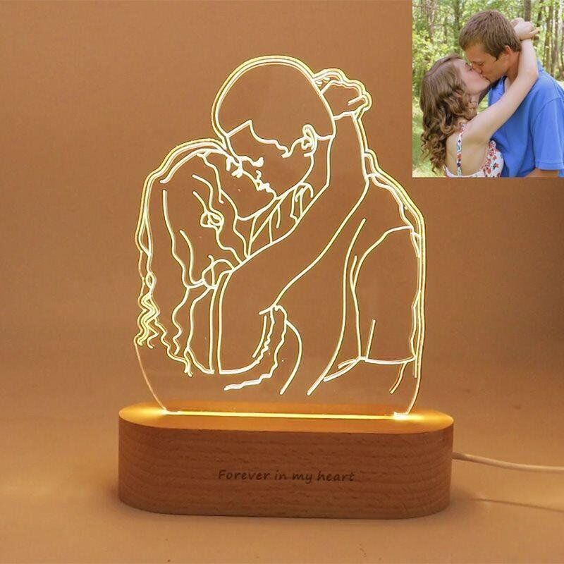 Lampe à photos 3D personnalisée - Pour ma chère