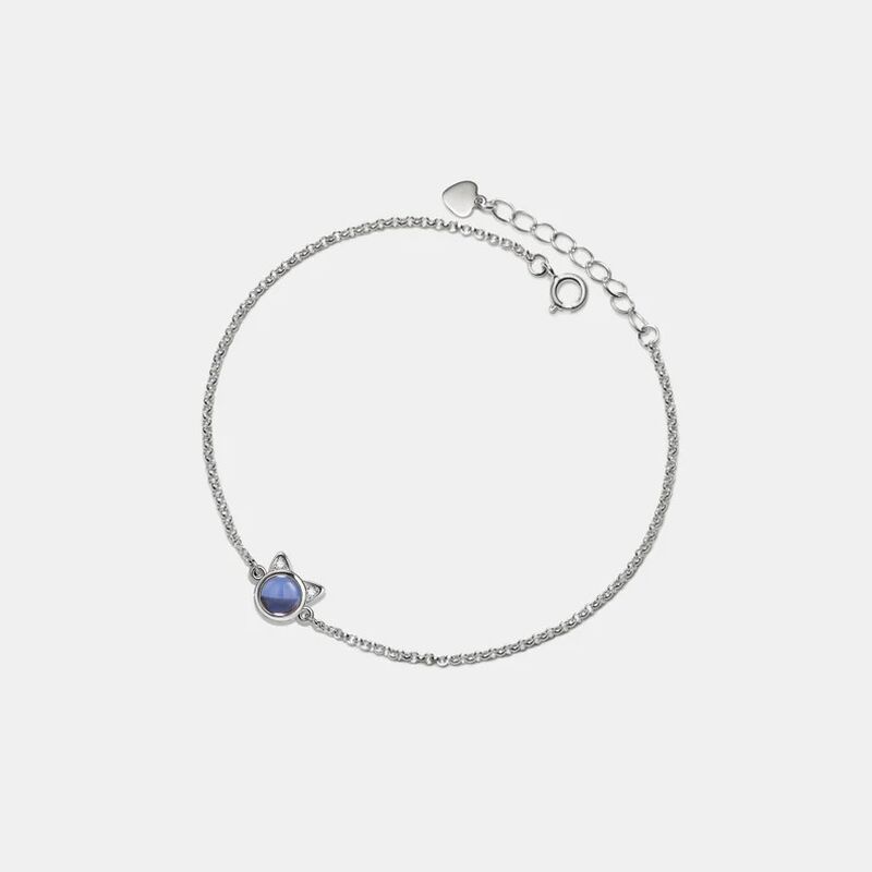 Personalisierte Projektion Foto-Armband mit Katze Anhänger niedliches Geschenk