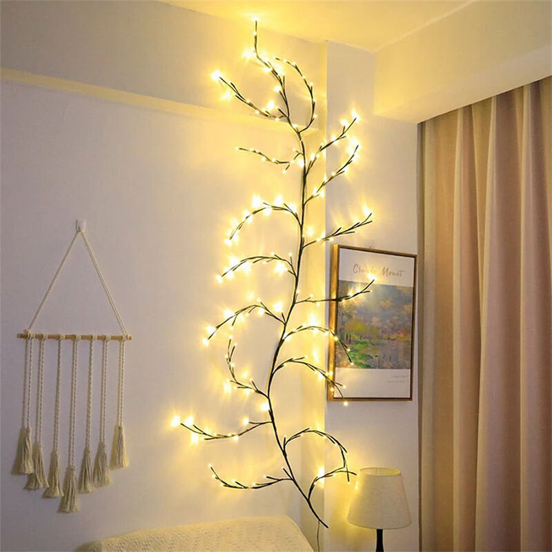 LED Bendable Rattan Light Creative Decor Gift for Family