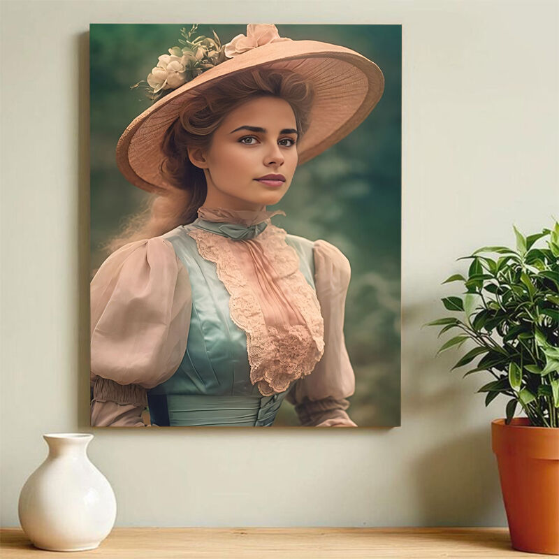 Personalized Historical Portraits with Custom Face Swap Unique Present for Her