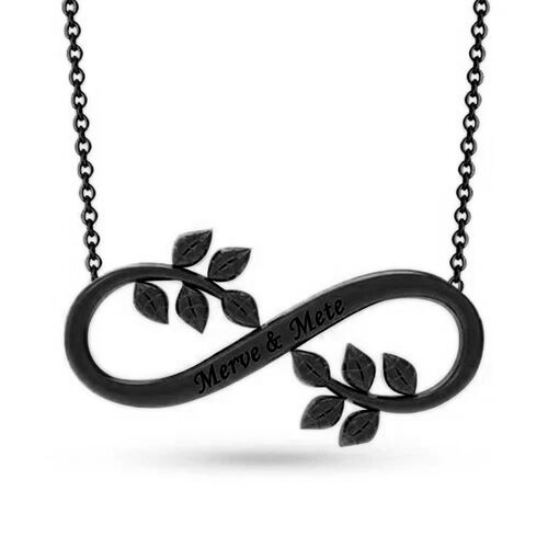 "Für immer zusammen" Personalisierte Infinity Halskette