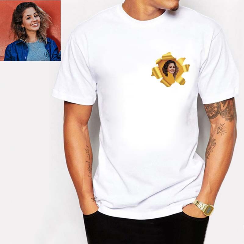 Golden Hole Custom Photo T-Shirt