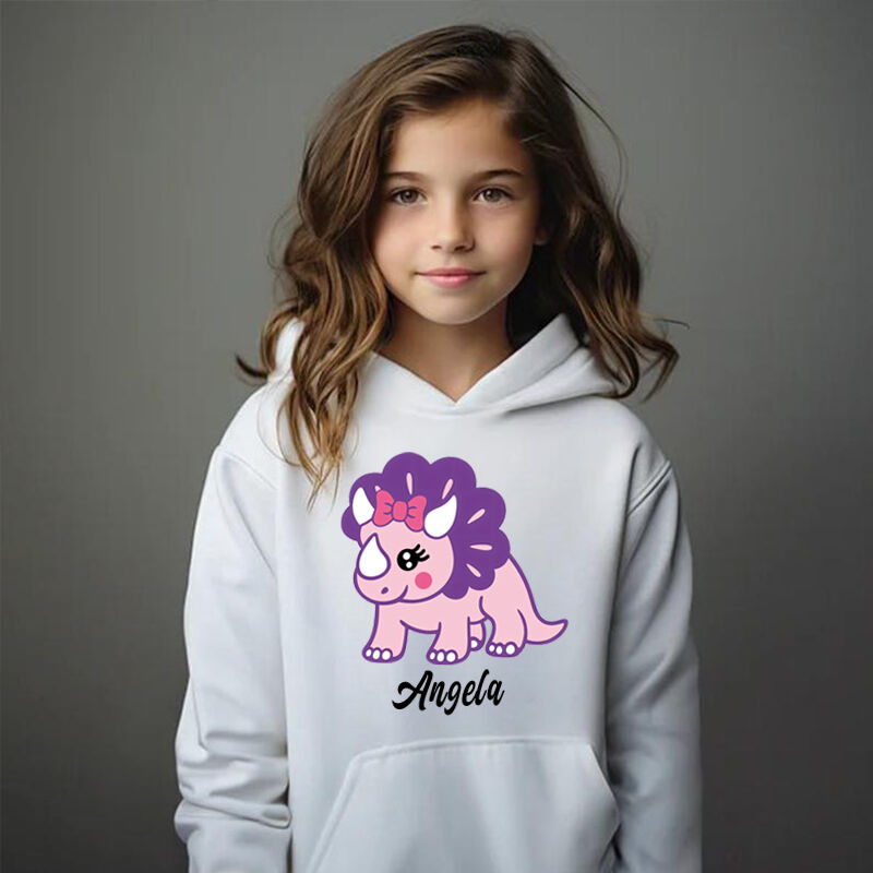 Personalized Kids Hoodies With Custom Name Tags And Cute Animal Patterns Gifts For Children