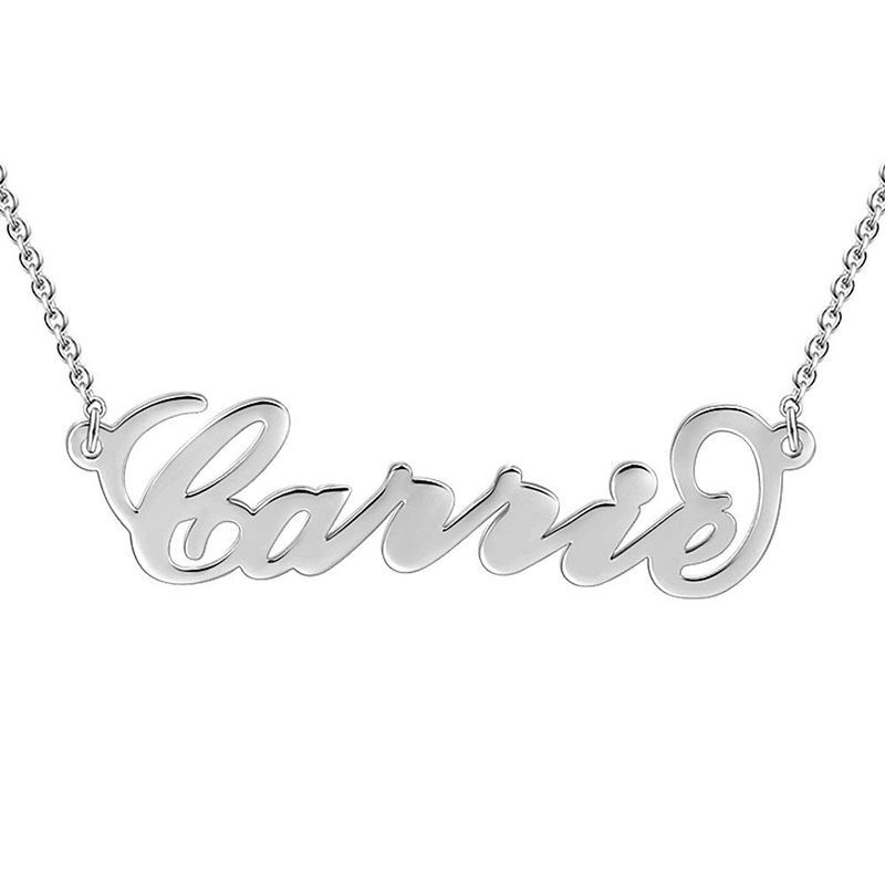 "Carrie" Style Personalized Name Necklace