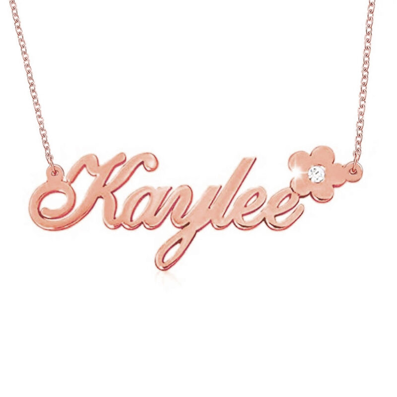 " I'll Be Yours Through" Personalized Name Necklace