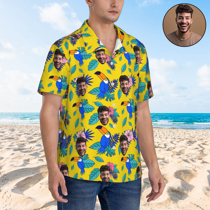 Personalisiertes Unisex-Hawaiihemd Sommerurlaubsgeschenk für Männer