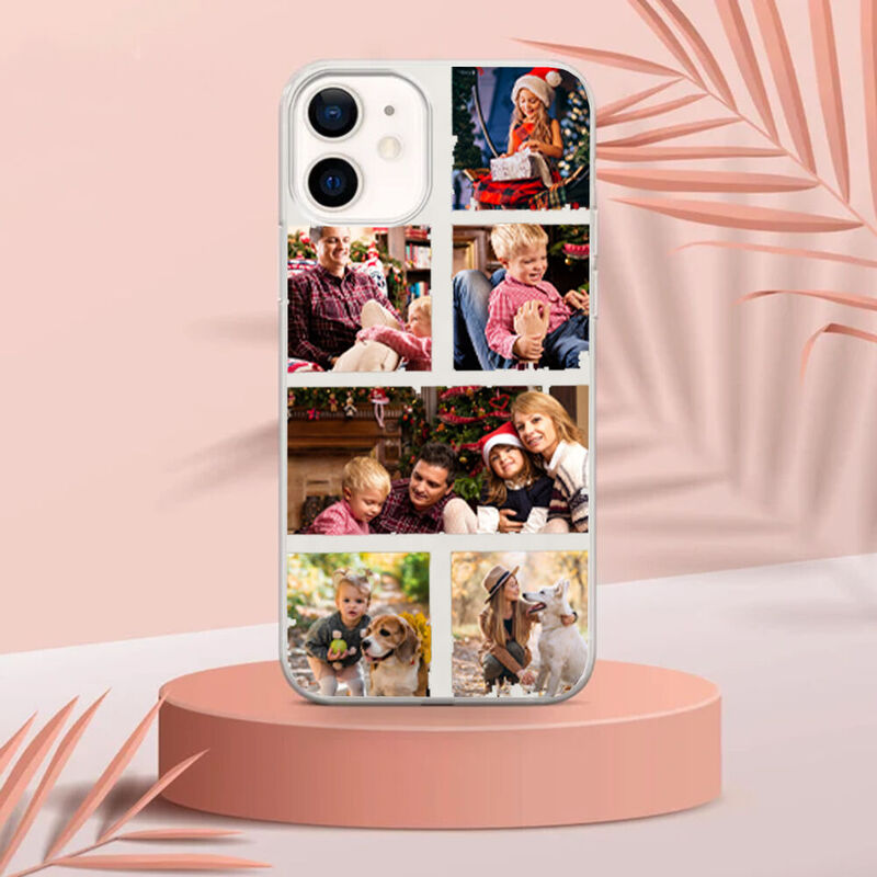 Personalisierte Handytasche mit individuellem Foto Warmes Weihnachtsgeschenk für die Familie