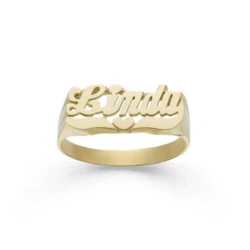 "Love Is Refresh" Personalisierter Ring mit Gravur