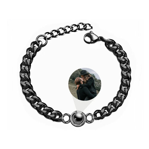 Custom Photo Bracelet For Men