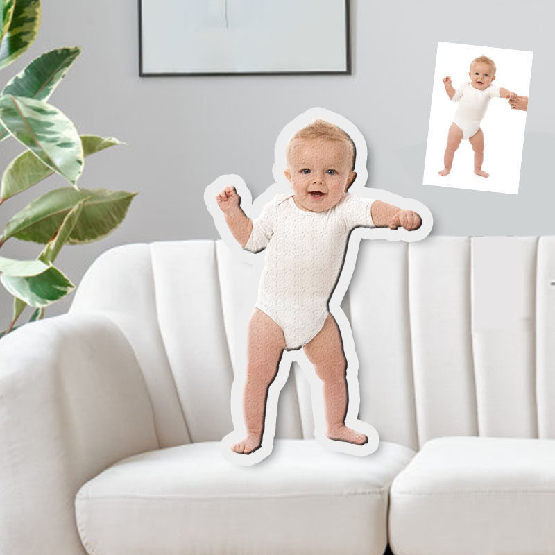 Custom Full Body Pillow 3D Portrait Personalized Photo Pillow Funny Gift for Baby