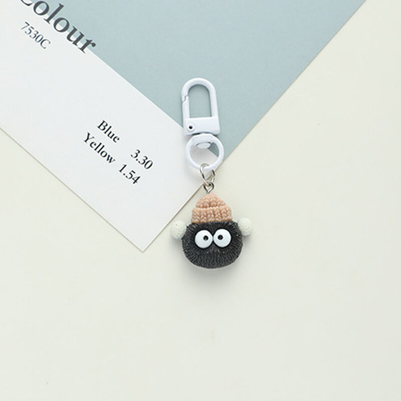 Personalized Acrylic Photo Keychain With Briquette Decoration Cute Gift