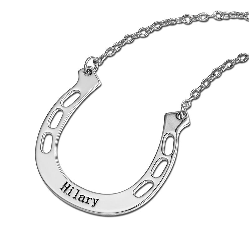 "Du Bist Besonders" Personalisierte Hufeisen Halskette