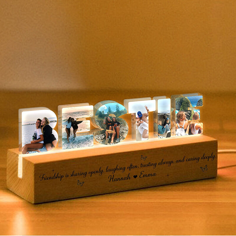 Personalized Picture Night Light Creative Present for Besite