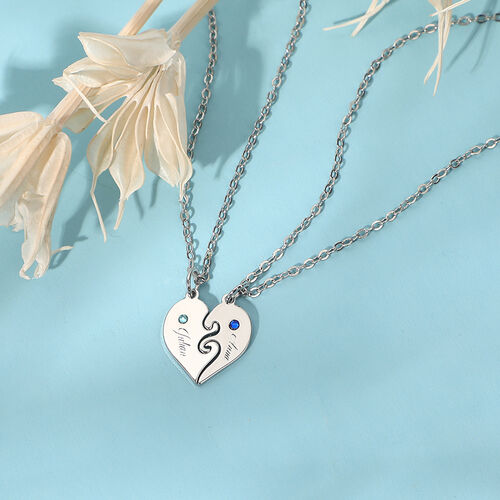"You are My Forever" Heart Shape Necklace for Couples