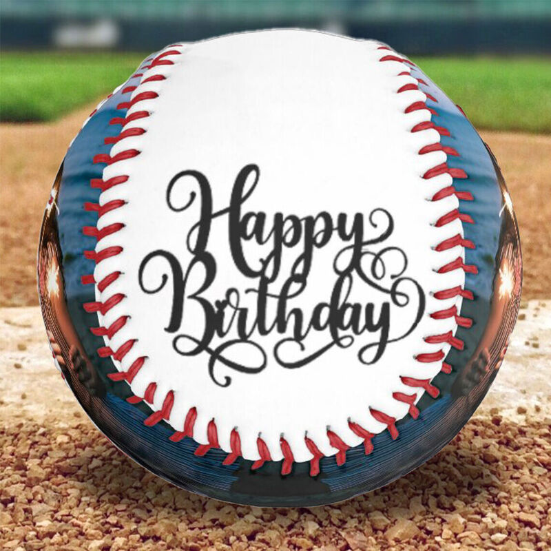 Custom Photo Baseball Birthday Gift for Friend