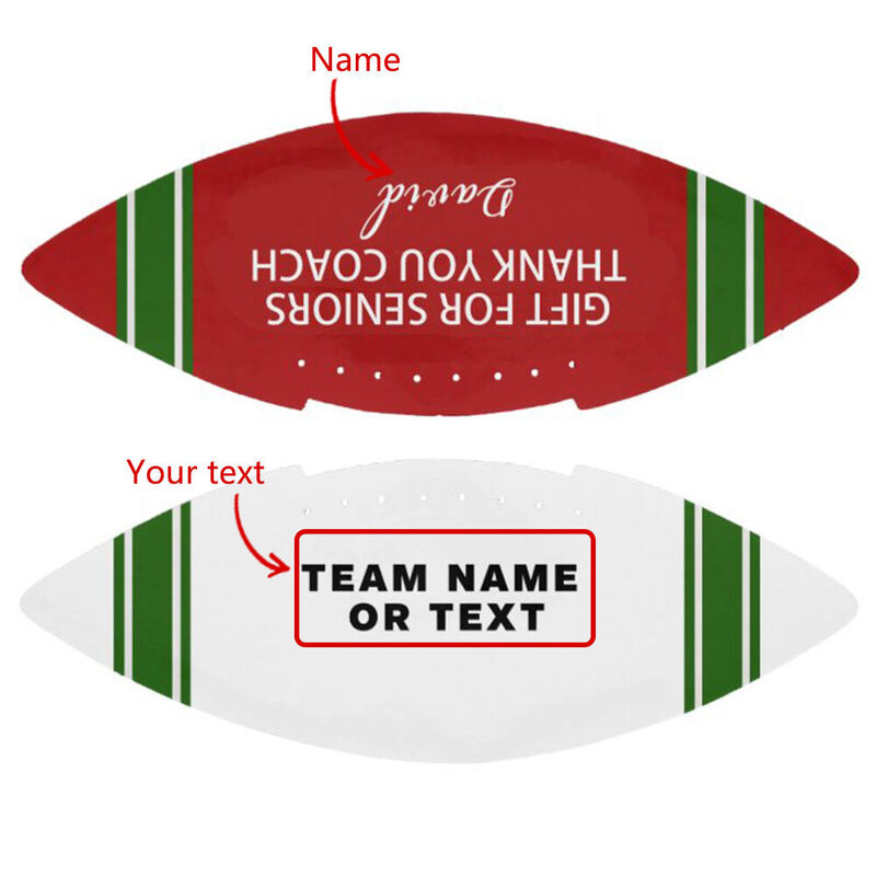 Customize Footballs Add Photos and Text to Personalize Gifts as Back-to-School Gifts for Coaches