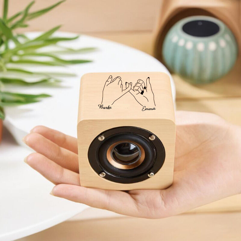 名入れ 手柄 木製 Bluetooth スピーカー オリジナル
