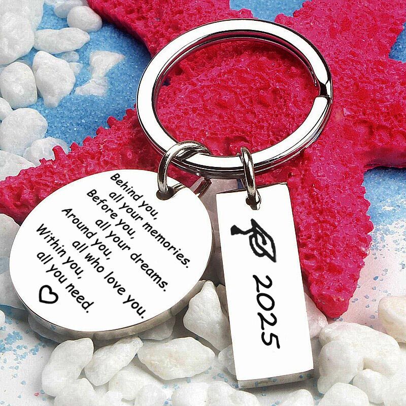 "Remember" Custom Engraved Graduation's Key Chain