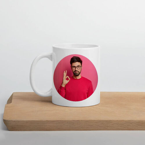 Personalized Round Photo Custom Photo Mug